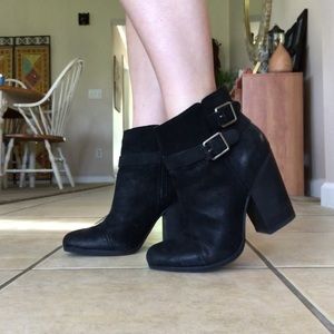 Lucky Brand Buckle Booties